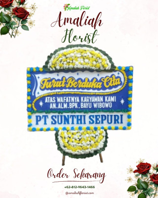 Papan Bunga Duka di Wargasara