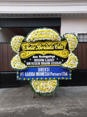 Papan Bunga Duka di Wargasara