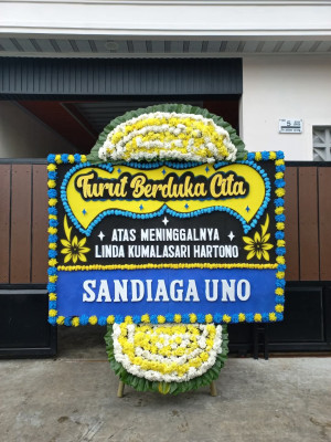 Papan Bunga Duka di Wargasara